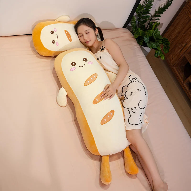 Smiling Baguette Plush Pillow - Image 4