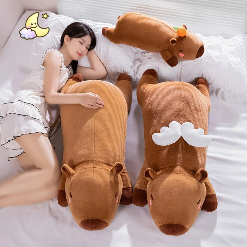Brown Deer Plush Body Pillow with Angel Wings - Image 4