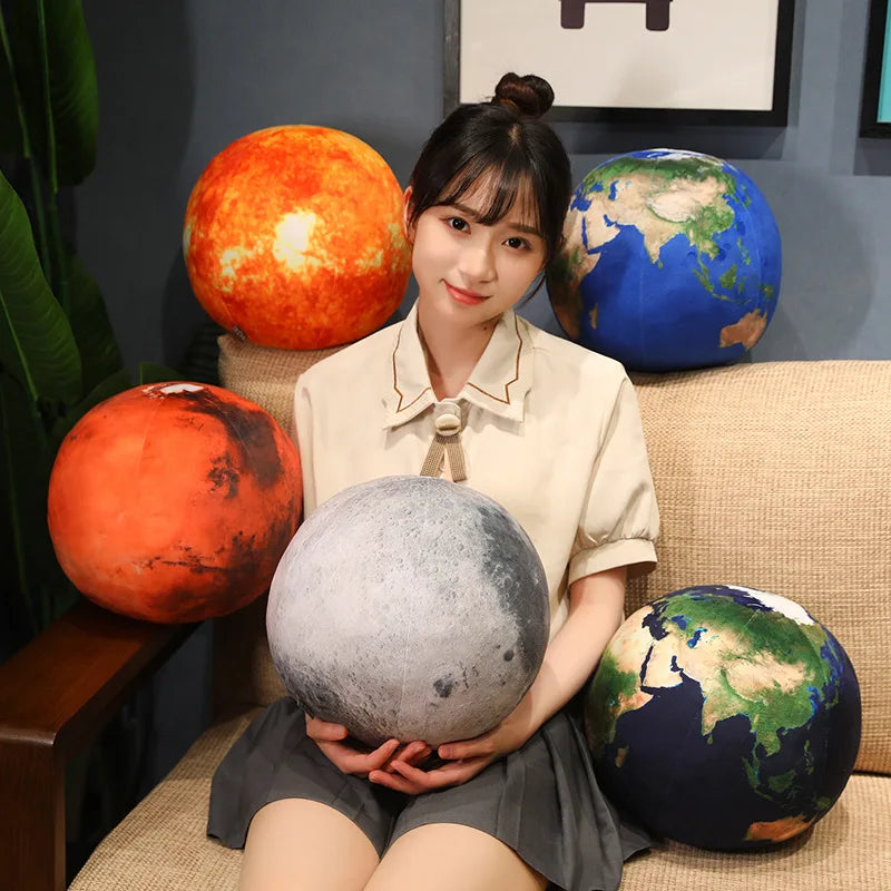 Realistic Solar System Plush Pillows - Image 3