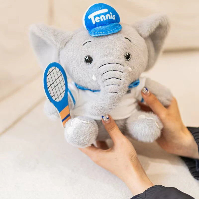 Adorable Tennis Elephant Plush Toy - Image 4
