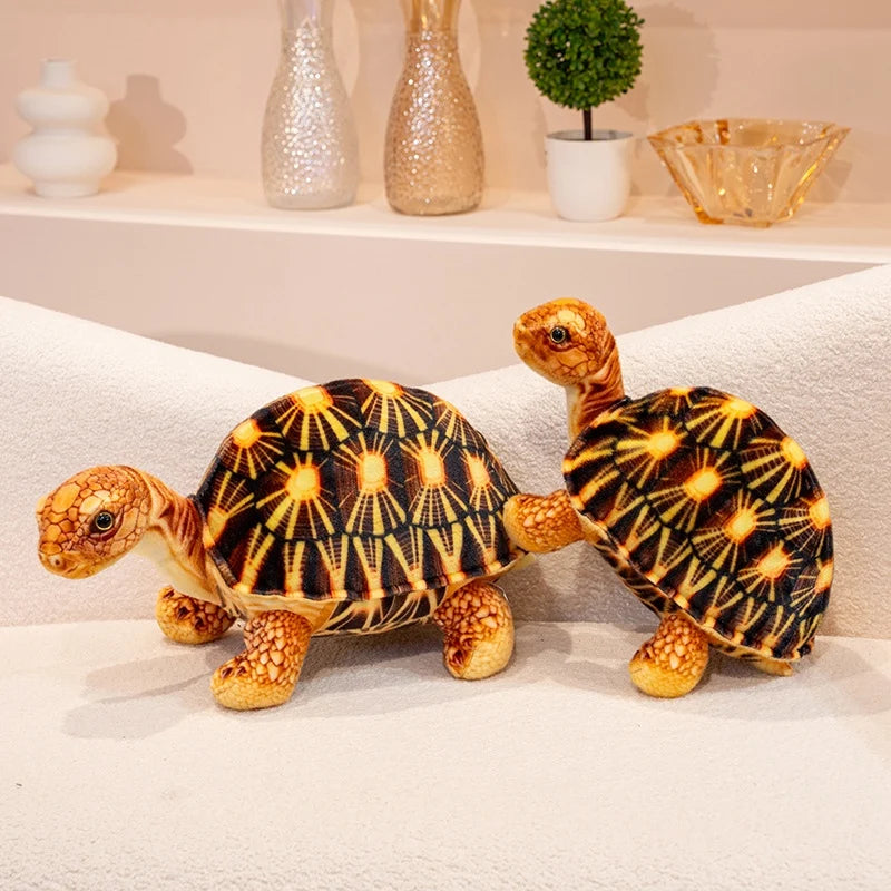 Stacking Realistic Brown Sea Turtle Plush Family - Image 4
