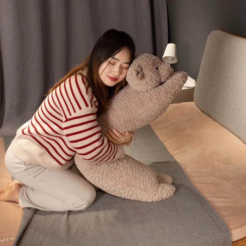 Cuddly Sherpa Animal Extra-Long Body Pillow - Image 3