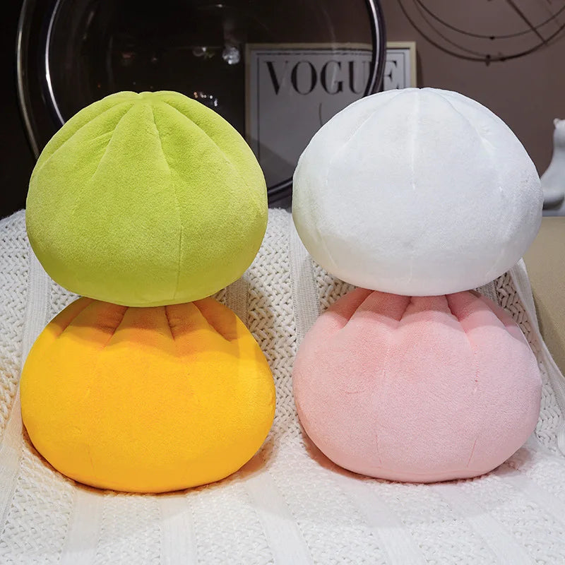Soft Plush Steamed Bun Throw Pillow - Image 3