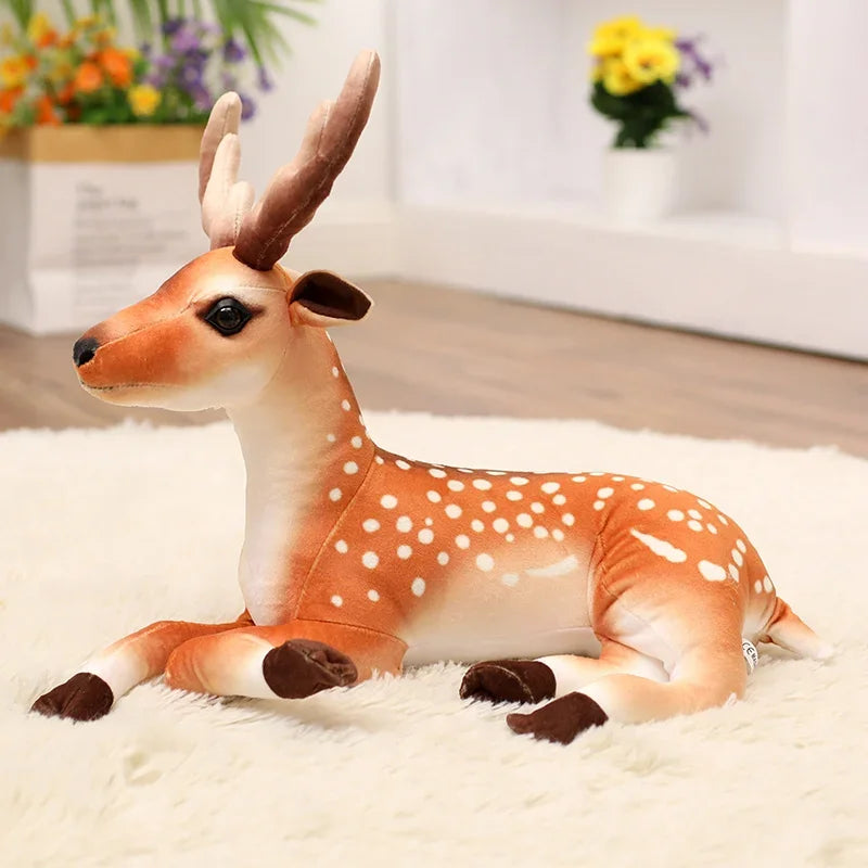 Spotted Deer Plush Toy with Antlers - Image 10