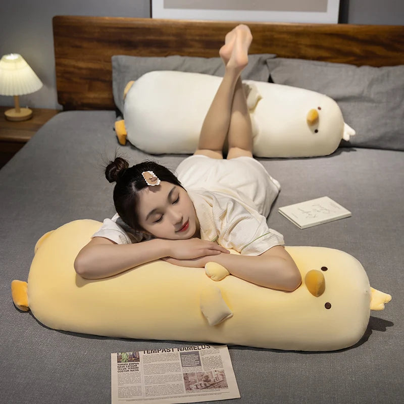 Cute Pale Yellow Chick Body Pillow - Image 5