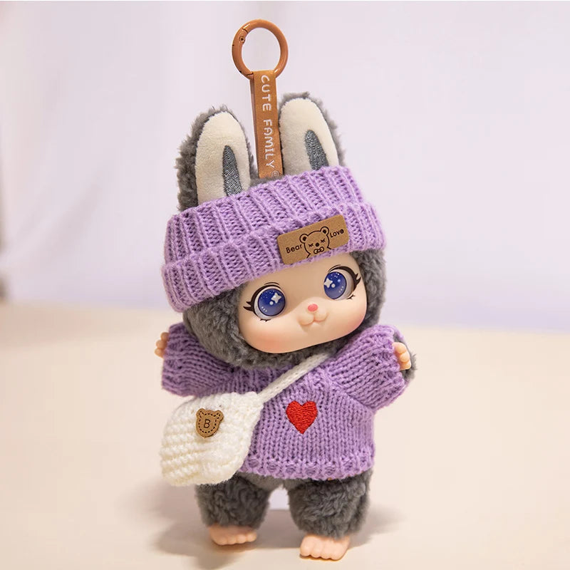 Kawaii Yellow Bee Costume Plush Doll with Big Eyes - Image 15