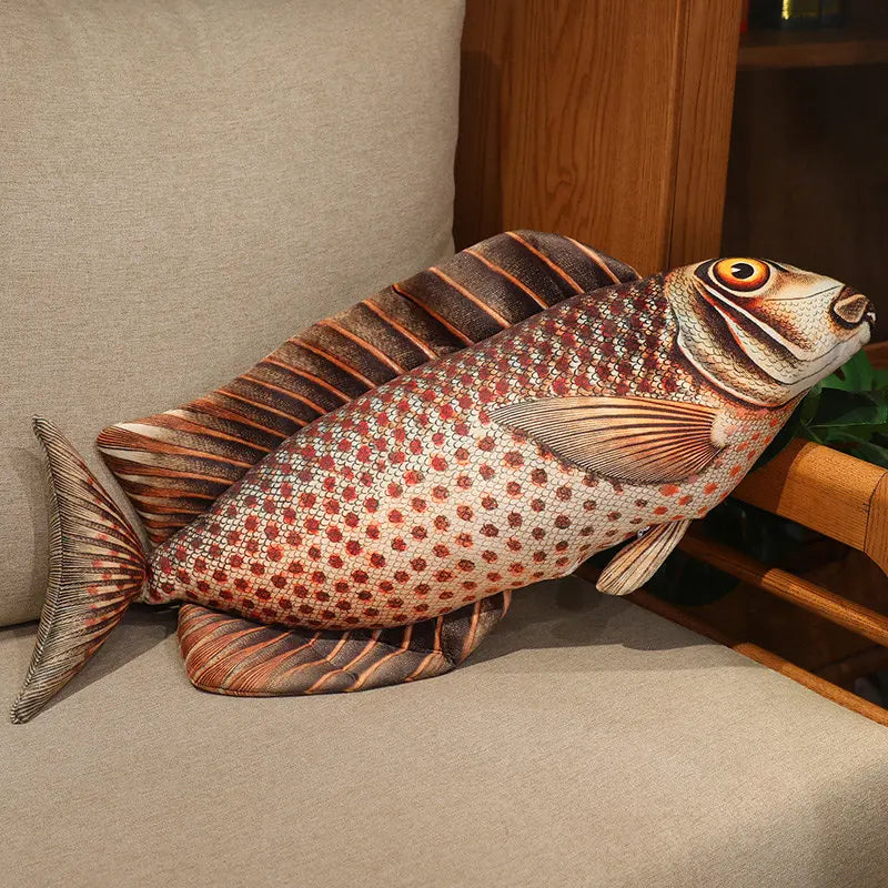 Realistic 3D Print Fish Plush Pillow - Image 8