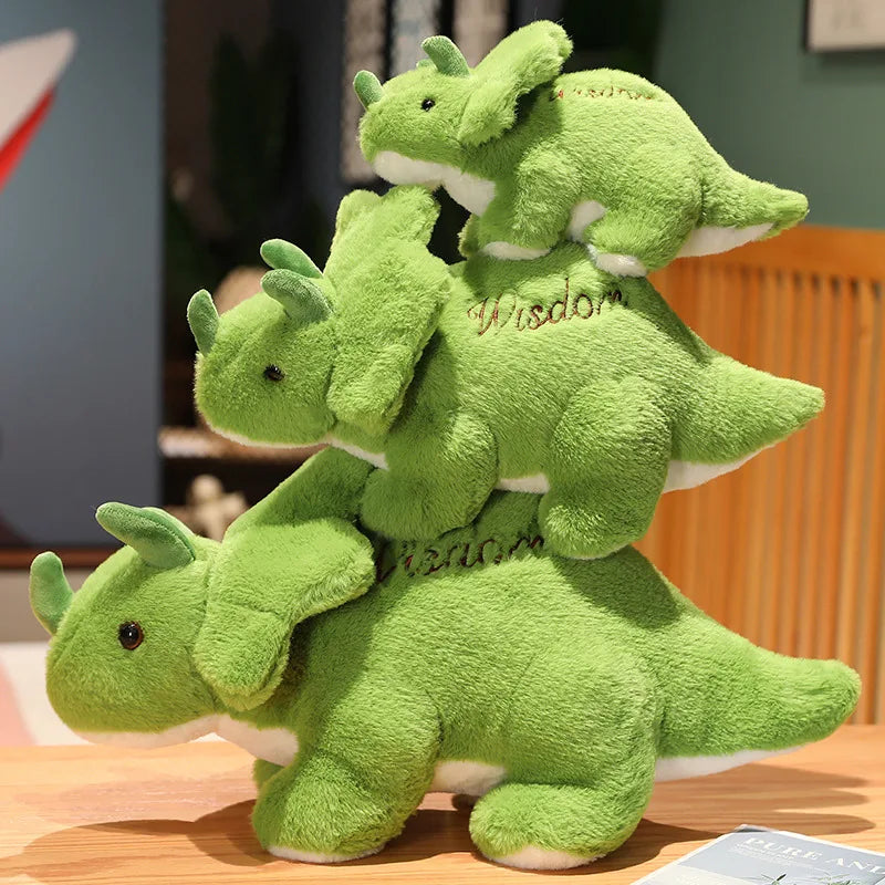 Lime Green Stegosaurus Plush with Goodness - Image 4