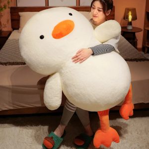 Soft Oversized White Goose Plush