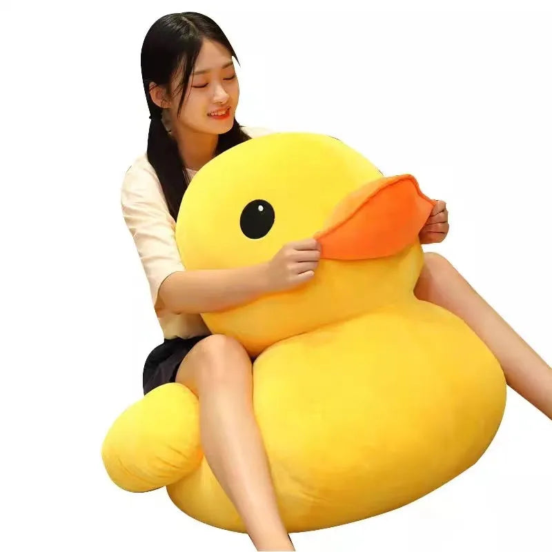 Chubby Bright Yellow Plush Duck Toy - Image 5