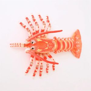Vibrant Orange Lobster Plush Toy