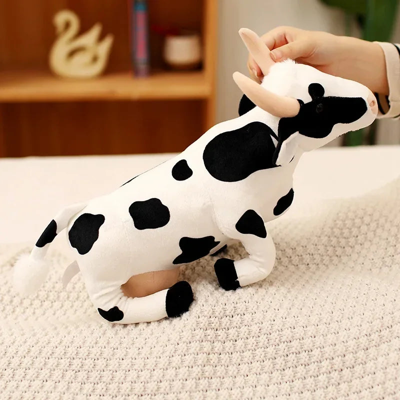 Black and White Spotted Cow Plush with Udders - Image 2