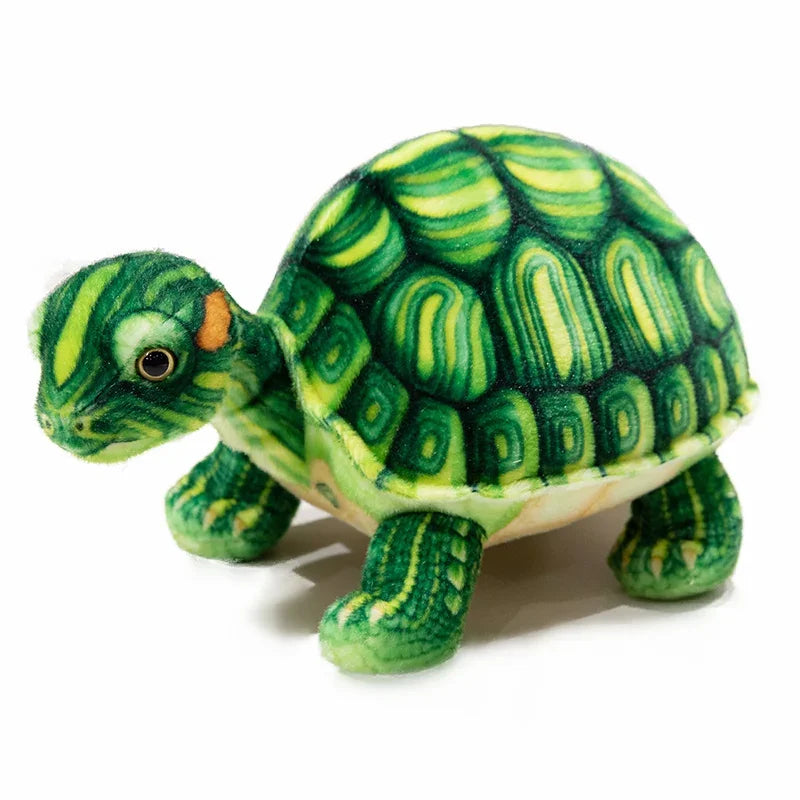 Soft Realistic Turtle Plush with Lifelike Shell Design - Image 8