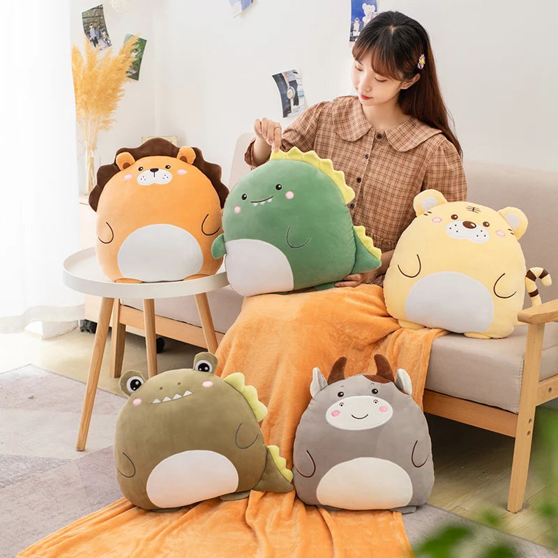 Cute Avocado Plush Pillow with Foldable Blanket - Image 3