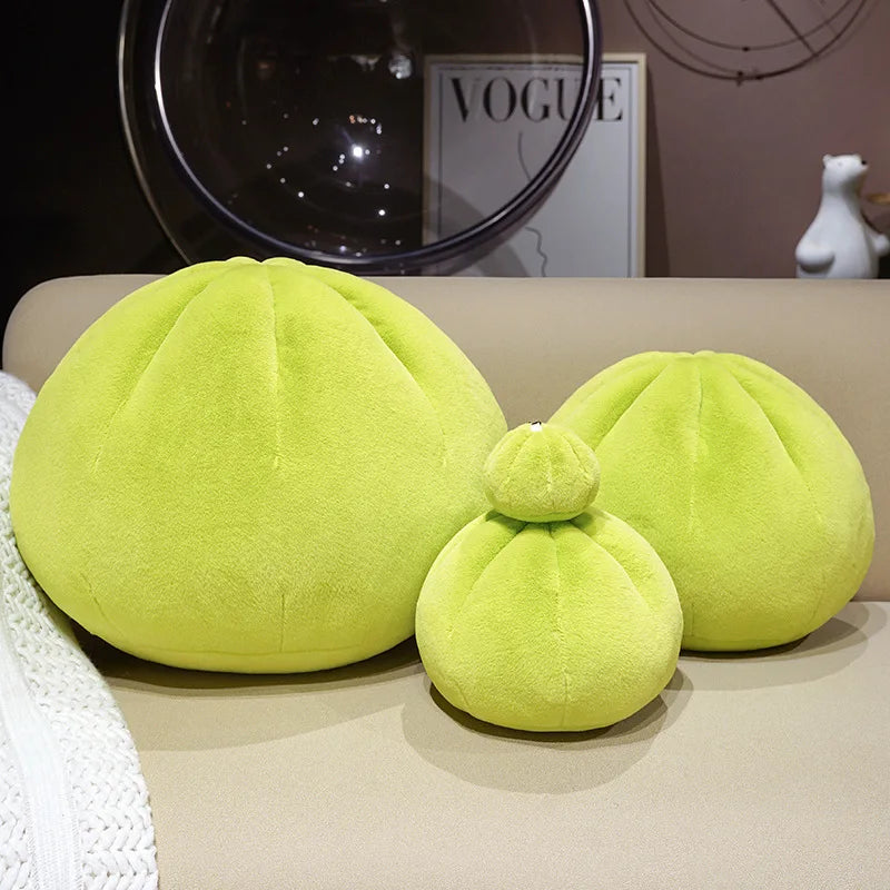Soft Plush Steamed Bun Throw Pillow - Image 2