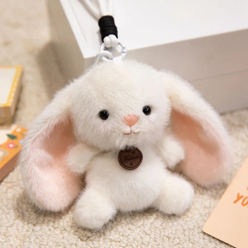 Cute Animal Plush Keychain with Braided Lanyard - Image 8
