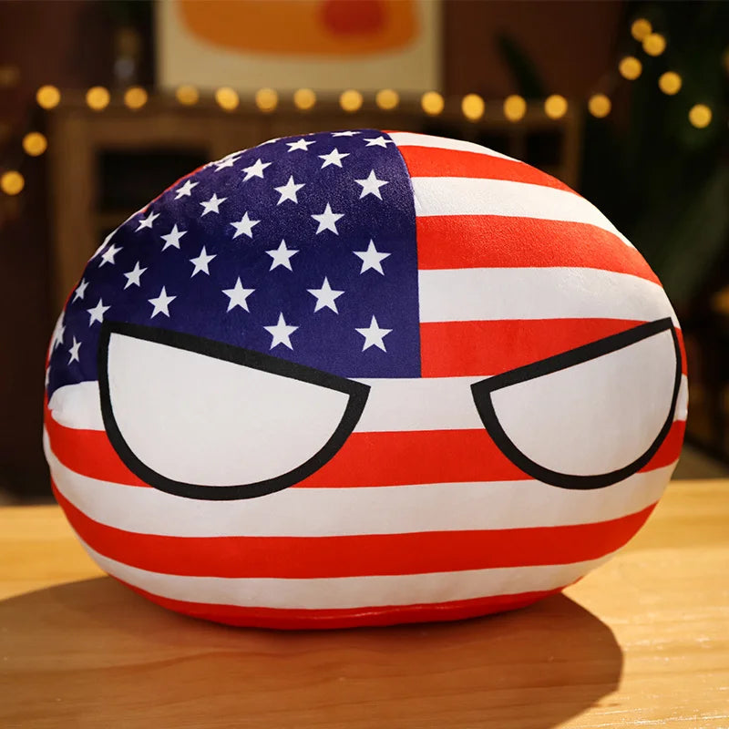 Countryball National Flag Plush Cushion - Image 15