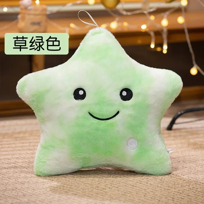 Smiling Light Up Star Plush Pillow - Image 8