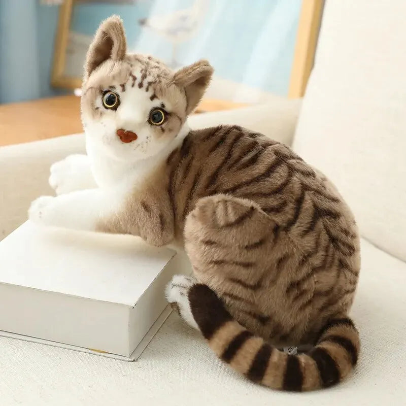 Realistic Siamese and Tabby Plush Cats - Image 7