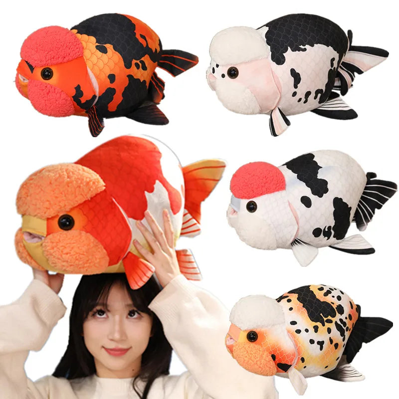 Chunky Ranchu Goldfish Plush Toy