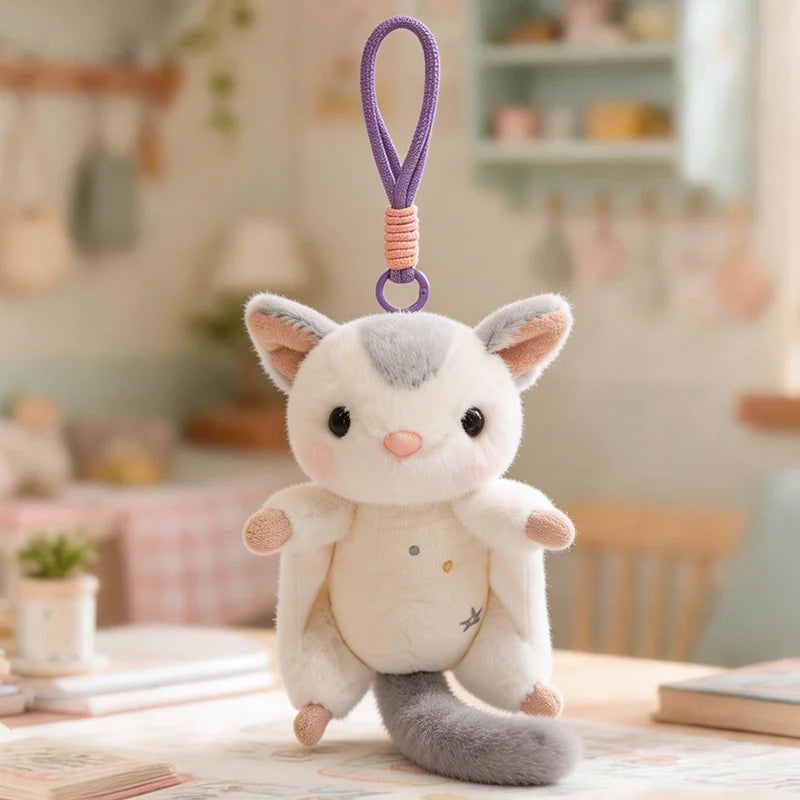 Cute Baby Animal Plush Keychain with Star Outfit - Image 9