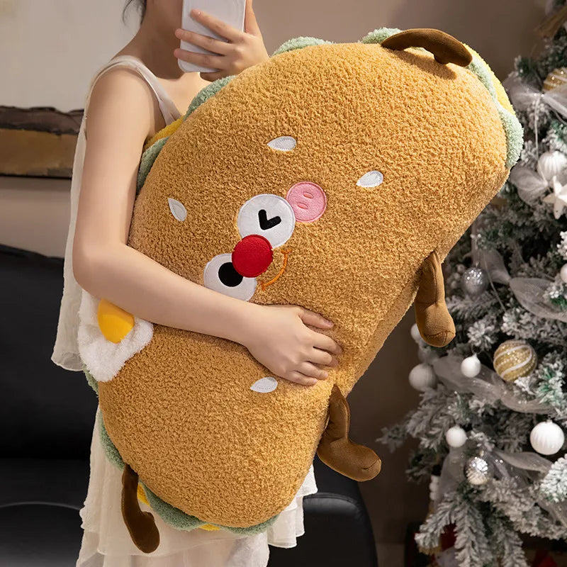 Kawaii Taco Plush Pillow with Fried Egg - Image 5