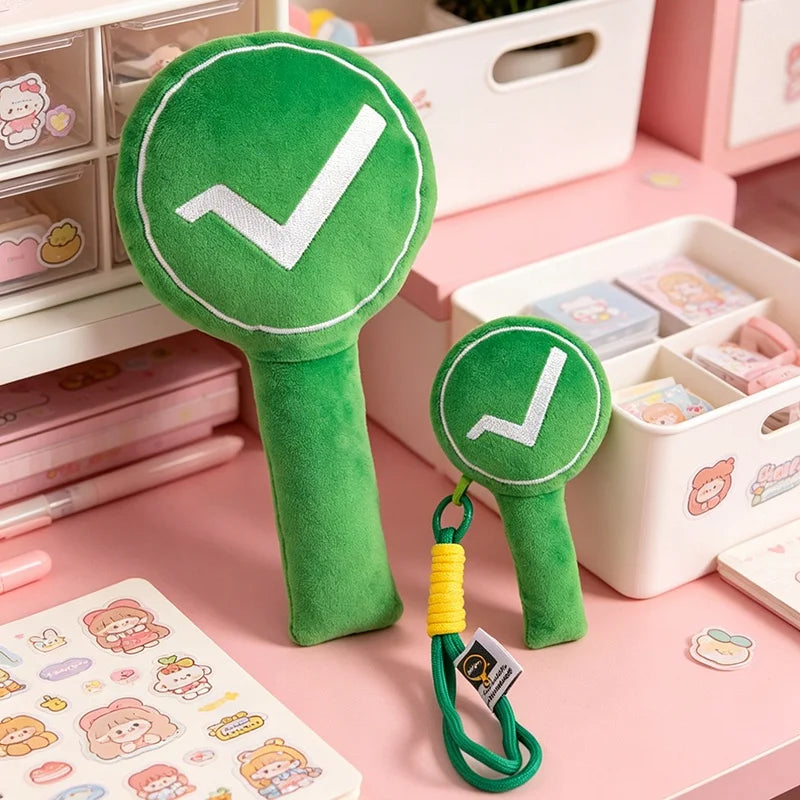 Plush Checkmark and X Sign Keychain Set - Image 5