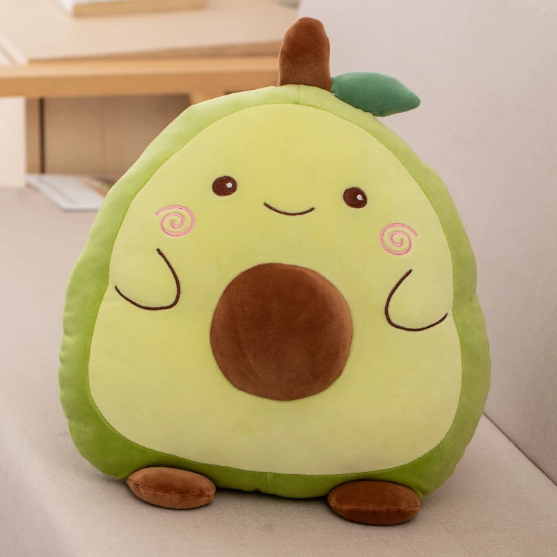 Cute Avocado Plush Pillow with Foldable Blanket - Image 8