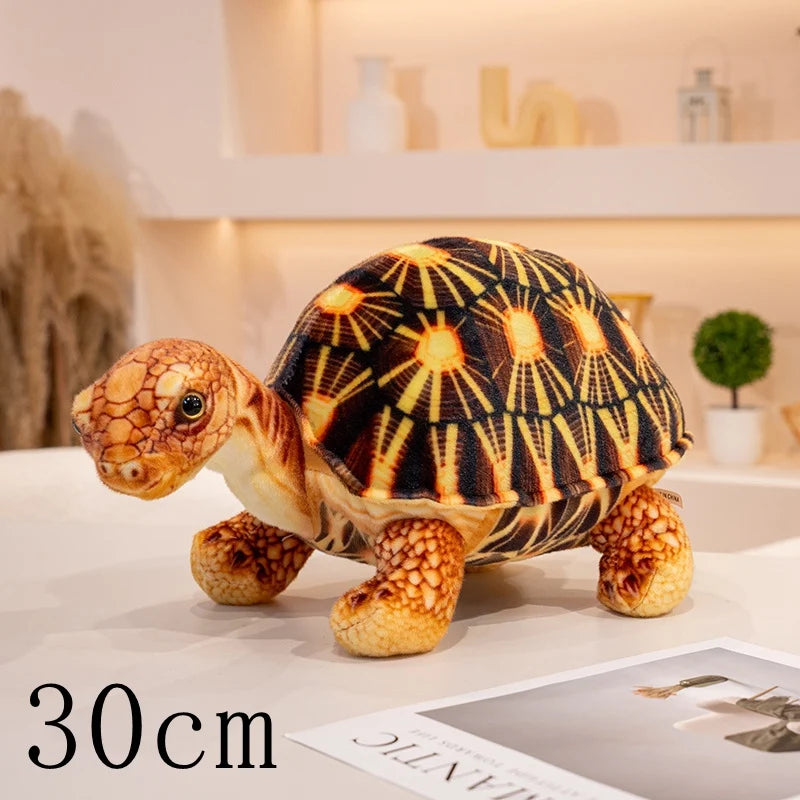 Stacking Realistic Brown Sea Turtle Plush Family - Image 12