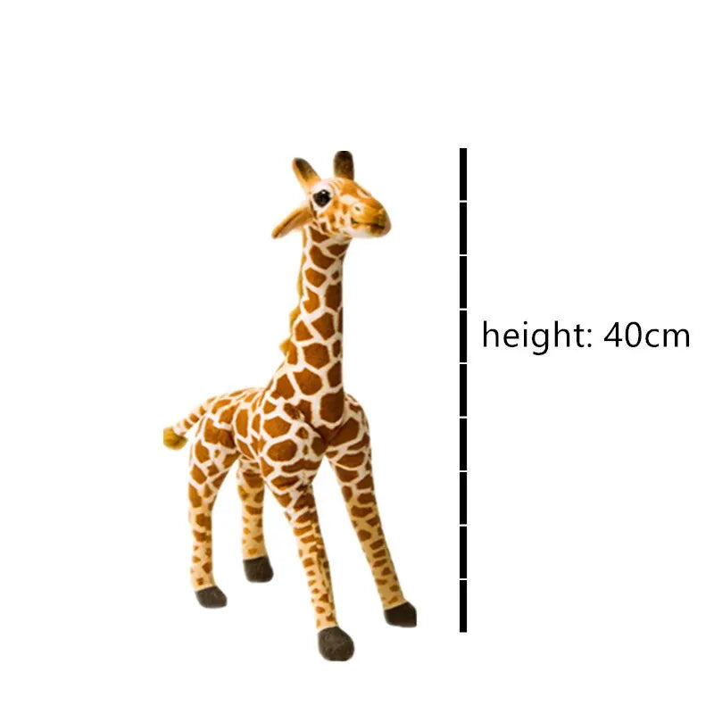 Realistic Standing Giraffe Plush Toy - Image 6