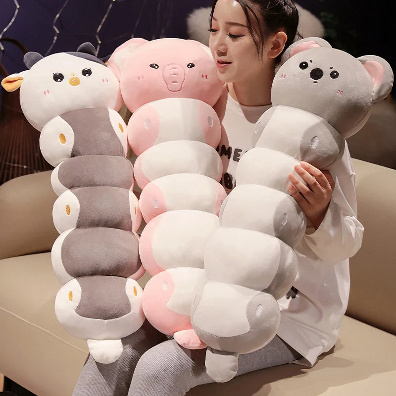 Cute Segmented Plush Animal Body Pillow - Image 5