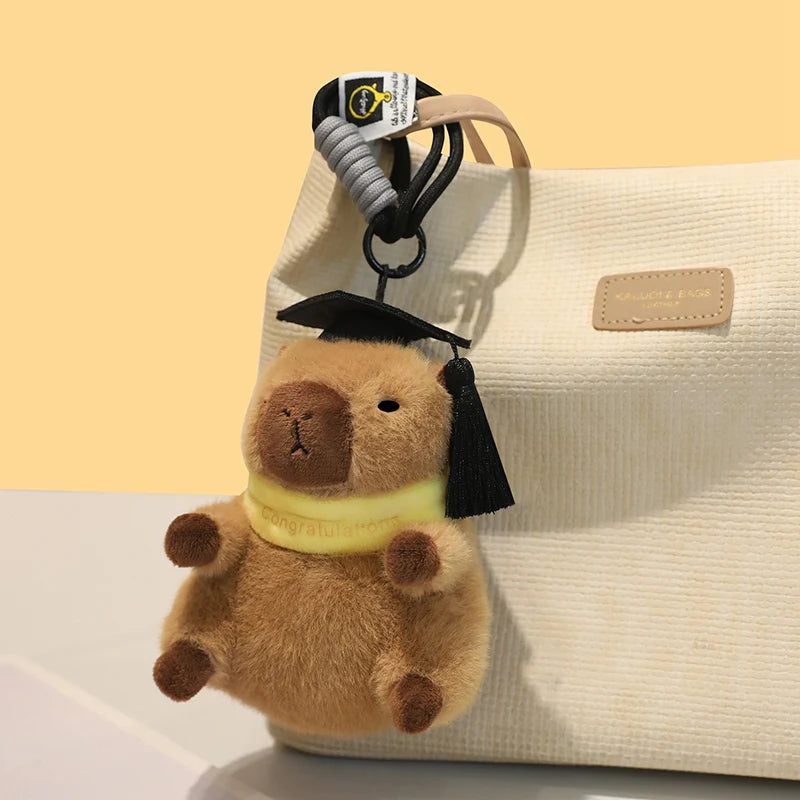 Adorable Graduation Plush Keychain with Ribbon - Image 11