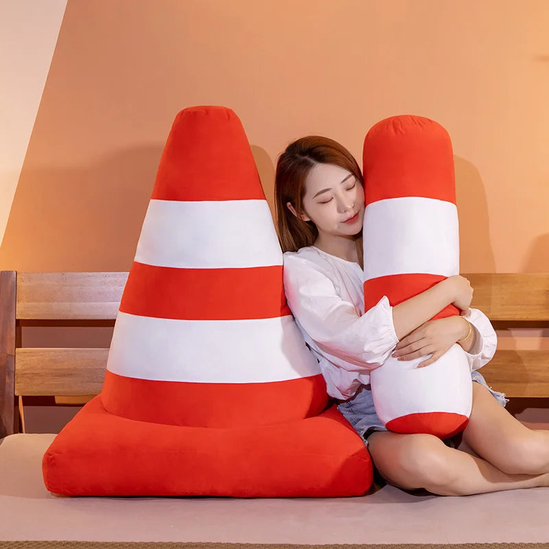 Novelty Plush Traffic Cone and Barrier Cushions - Image 6