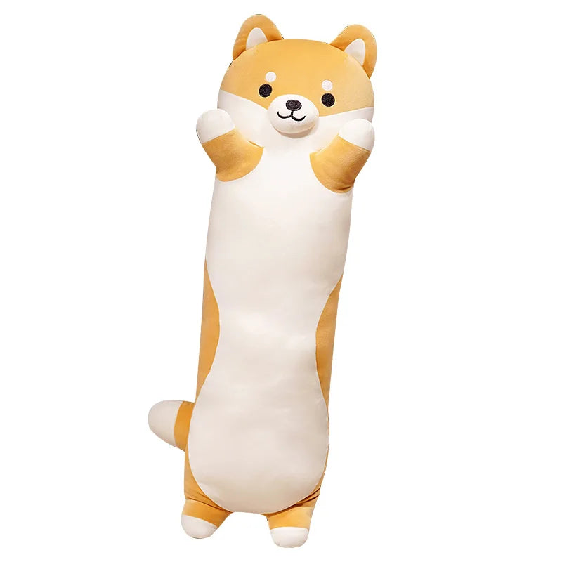 Cute Orange Shiba Inu Plush Body Pillow - Image 7