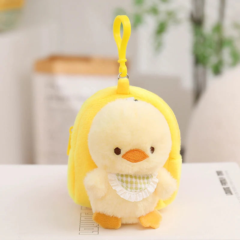 Orange Cat Plush Mini Backpack Keychain - Image 8