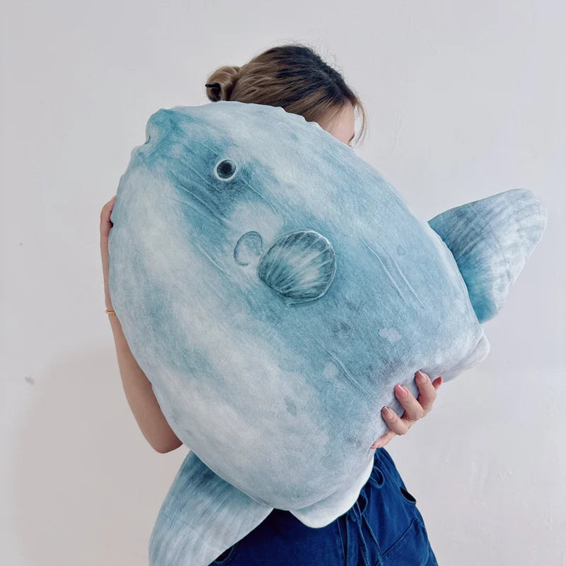 Realistic Mola Mola Sunfish Plush Toy - Image 5