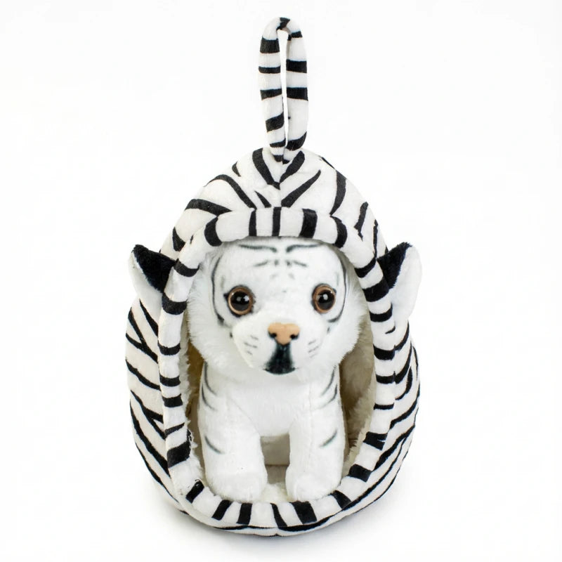 Safari Plush Animal Set with Matching Dens - Image 6
