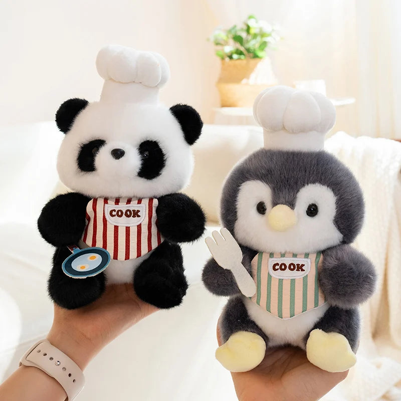 Cute Chef Animal Plush Toy - Image 3
