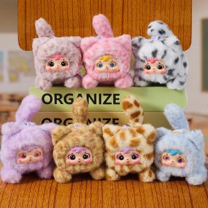 Collectible Plush Animal Hooded Baby Face Toy