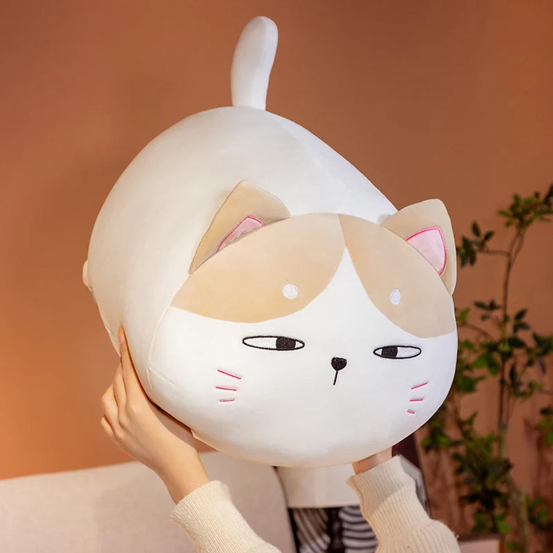 Chubby Cat Plush Pillow with Diverse Styles - Image 5
