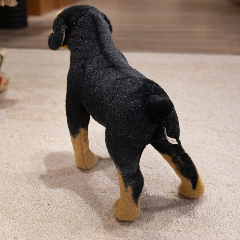 Realistic Black and Tan Dachshund Plush Dog Duo - Image 5