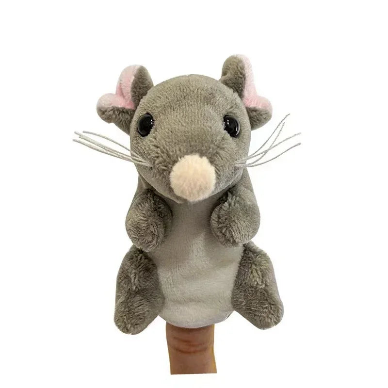 Set of 6 Safari Animal Plush Finger Puppets - Image 10