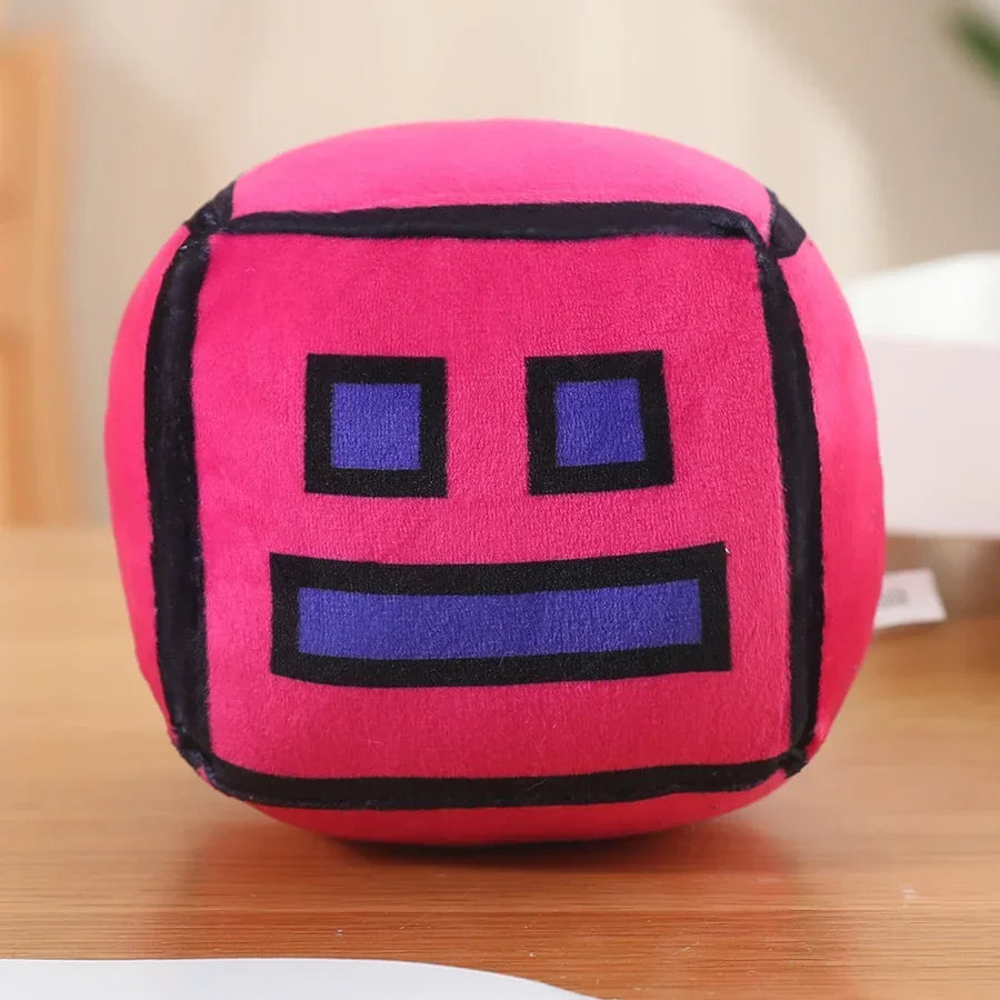 Set of 4 Vibrant Pixel Cube Plush Toys - Image 8