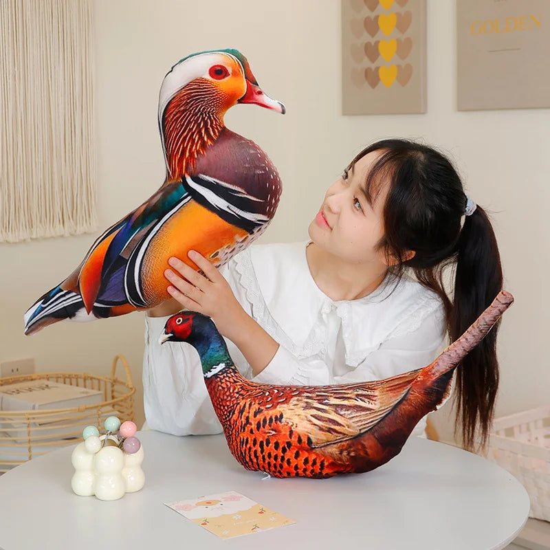 Colorful Realistic Rooster Plush Pillow - Image 2