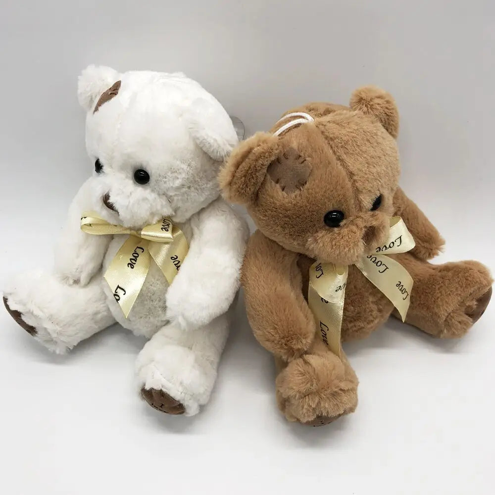 Pair of Plush Teddy Bears with 'I Love You' Feet - Image 6