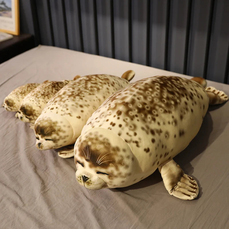 Soft Spotted Seal Plush Pillow - Image 6