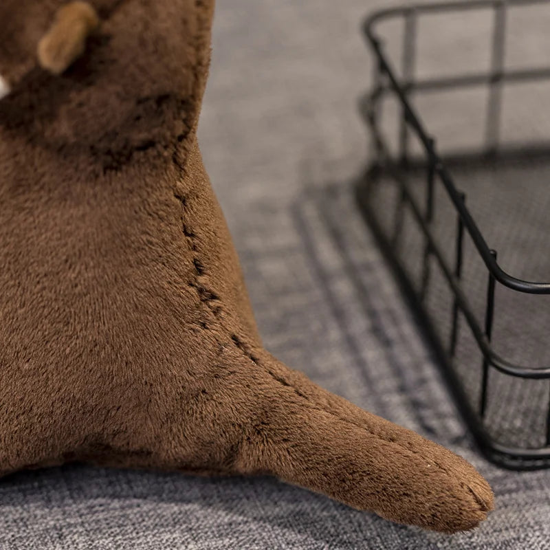 Adorable Standing Brown Otter Plush Toy - Image 6