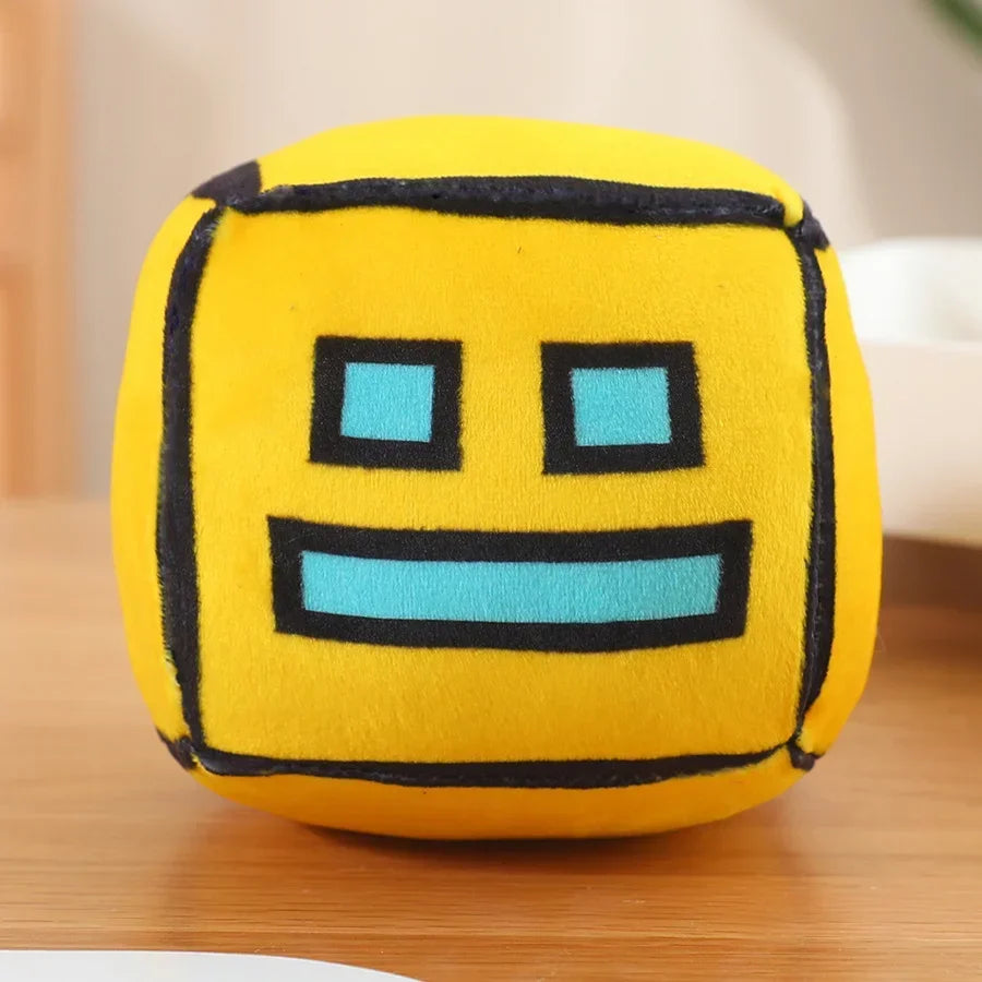 Set of 4 Vibrant Pixel Cube Plush Toys - Image 10