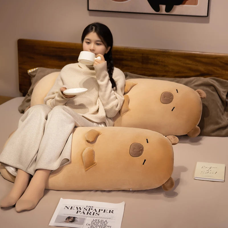 Cute Caramel Bear Plush Body Pillow - Image 5