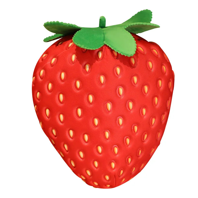 Oversized Bright Red Strawberry Plush - Image 7